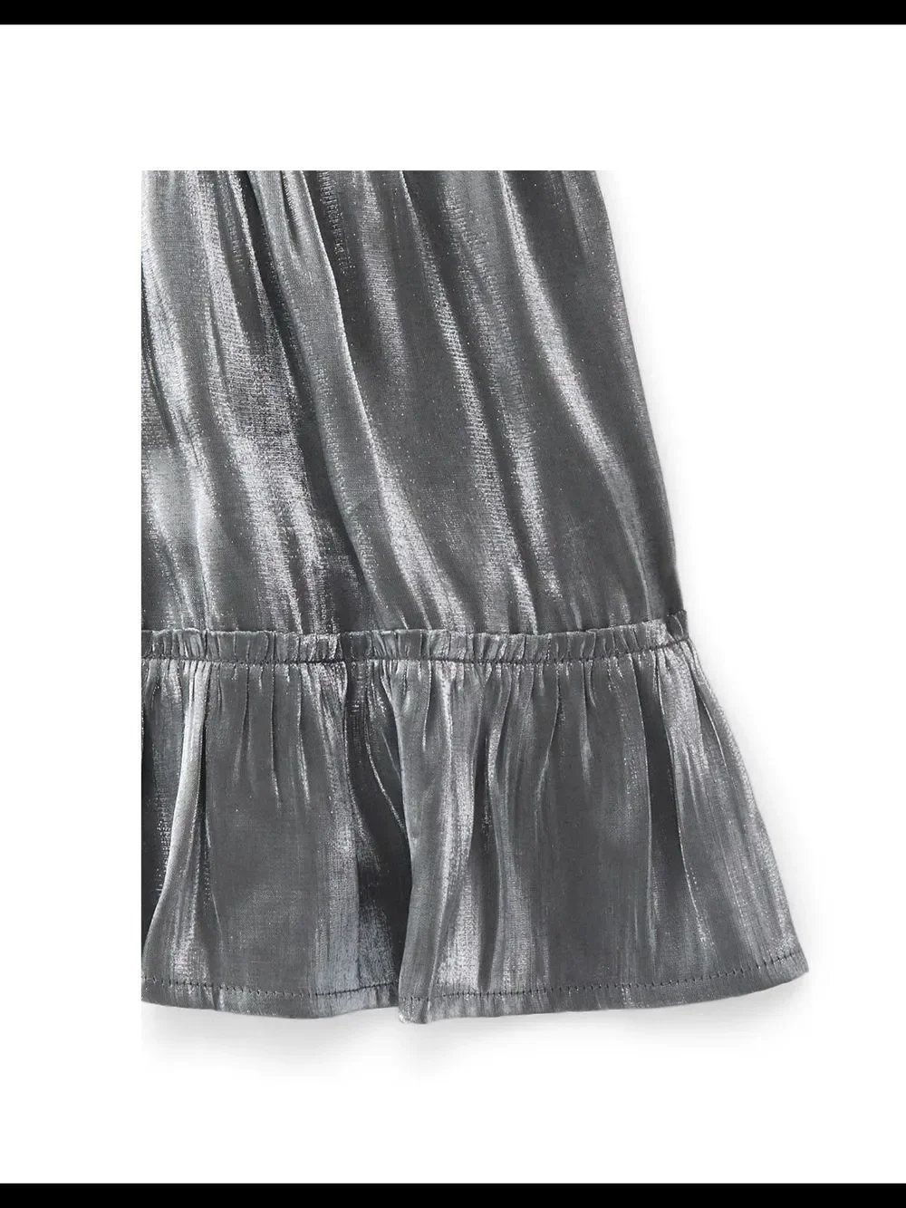Nwt Wonder Nation Toddler Girls' Metallic Accent Party Dress Flutter Sleeve